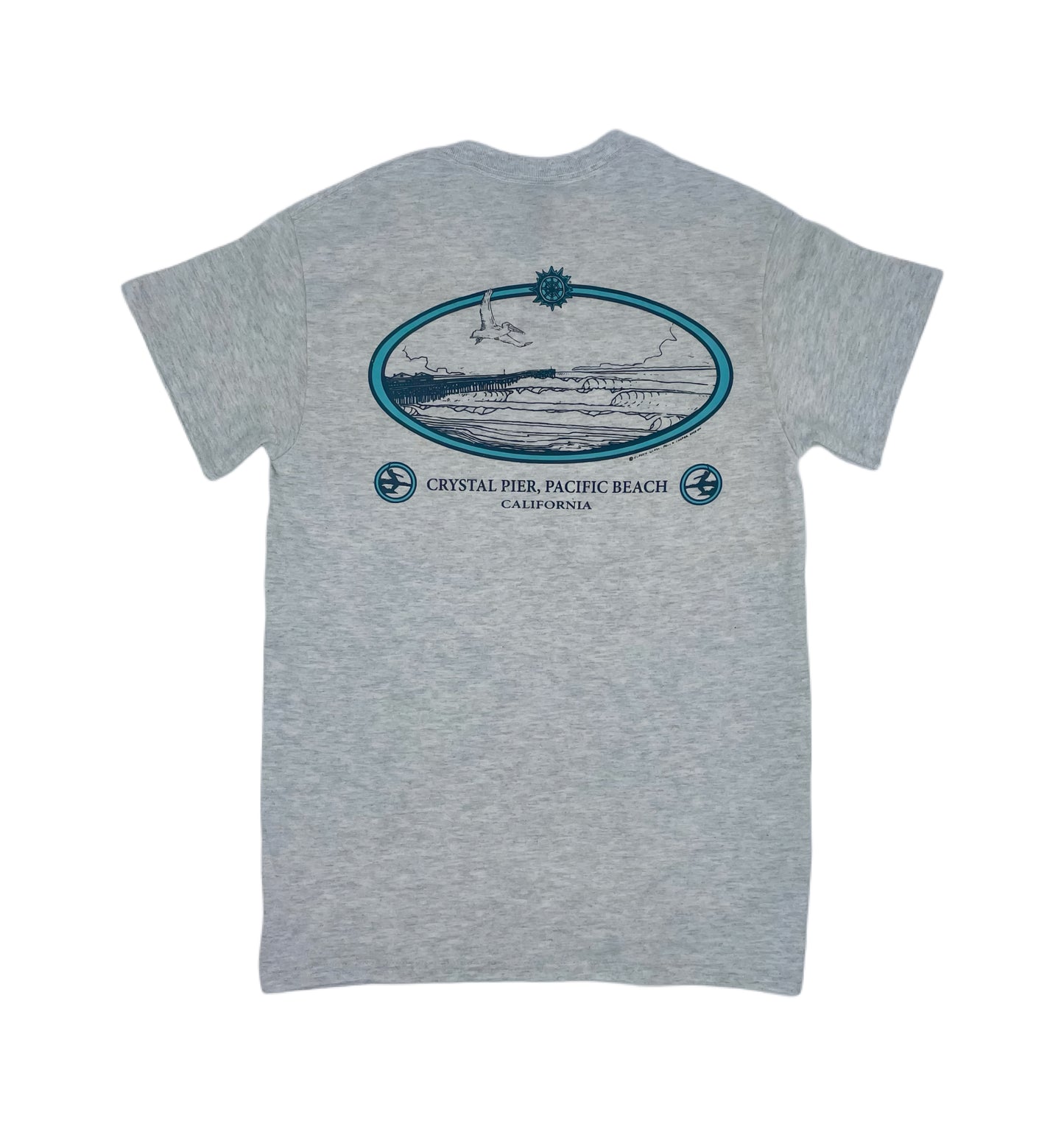 "Breaks" Crystal Pier Short Sleeve Tee Shirt