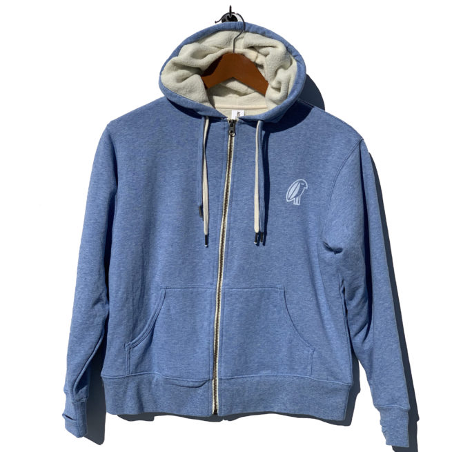 Sherpa-lined-hooded-sweatshirt-blue