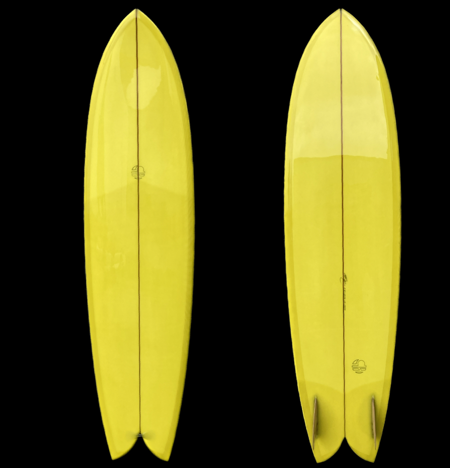 7'4 mitsven fish front/back